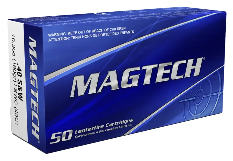 Magtech 40C Range/Training 40S 160gr Lead Semi Wadcutter 50 Per Box/20 Case