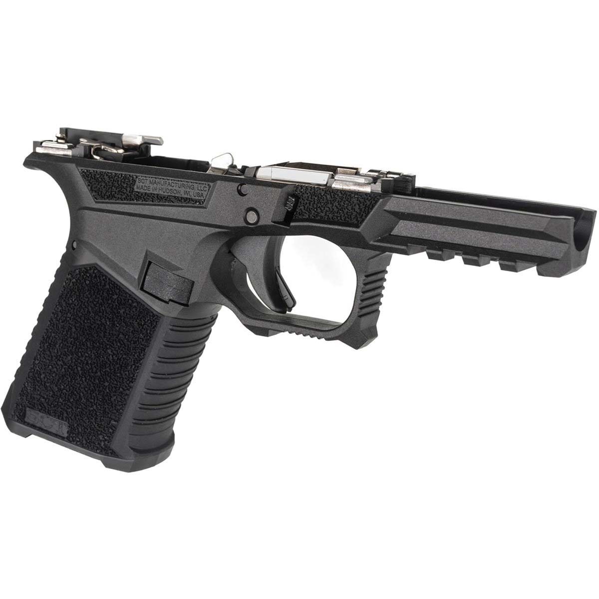 SCT Manufacturing SCT-19 Overmold Pistol Frame Fits Glock G19, Black