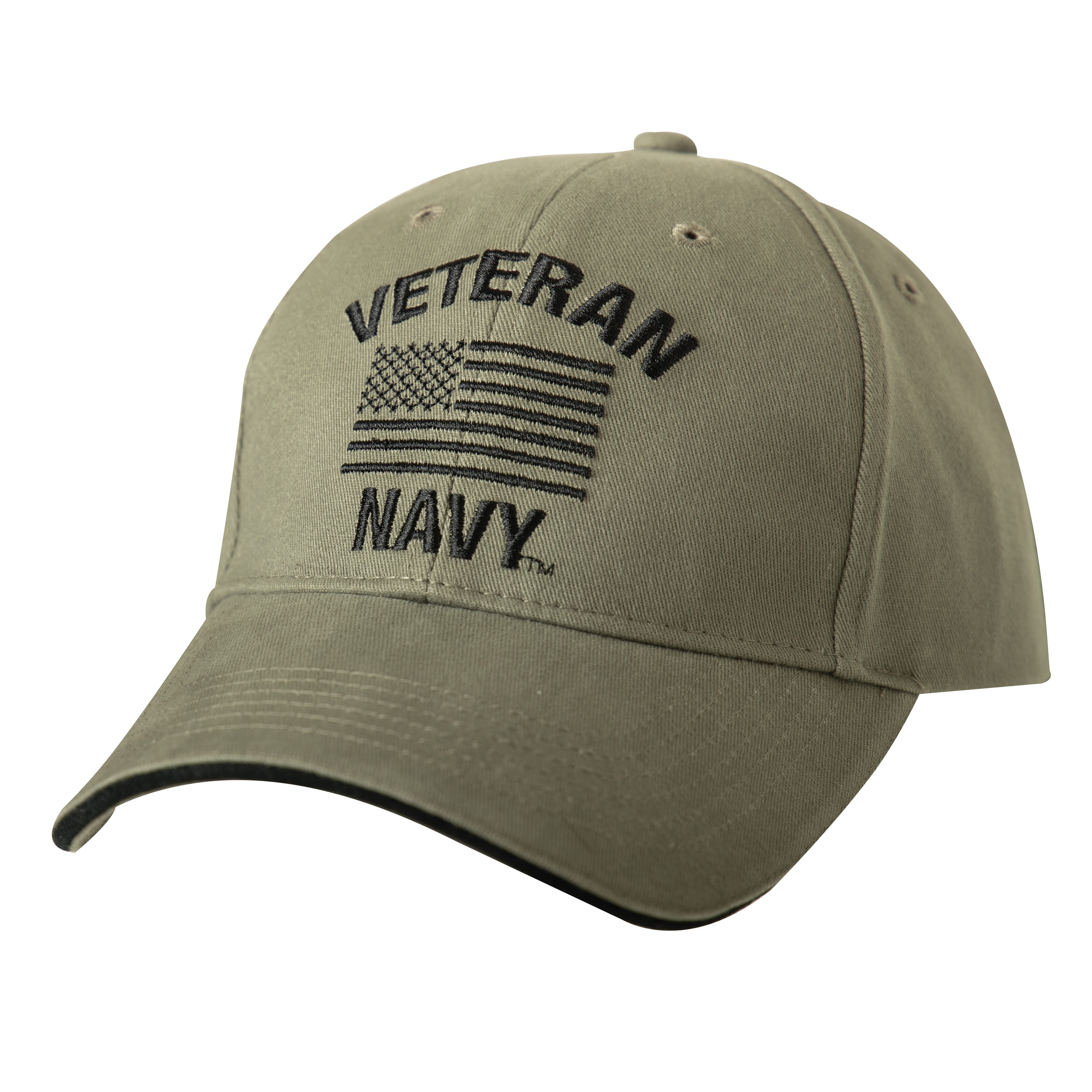 Rothco Vintage Veteran Low Profile Cap - Emblem Navy