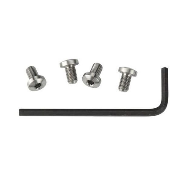 Ed Brown 4-Pack Hex Head Grip Screw w/Allen Wrench Fits 1911 Commander, Stainless