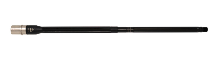 Faxon Firearms Match Rifle-Length 5R Button Rifled Heavy Fluted Barrel 6.5 Creedmoor 24", Black