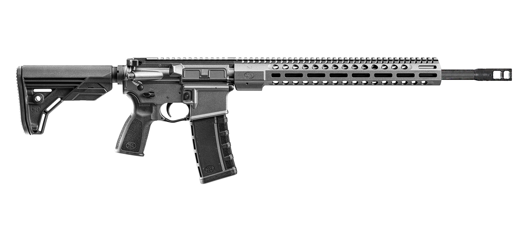 FN FN 15 DMR3 5.56x45mm 18" 30rd Semi-Auto AR Rifle, Tungsten - 36100683