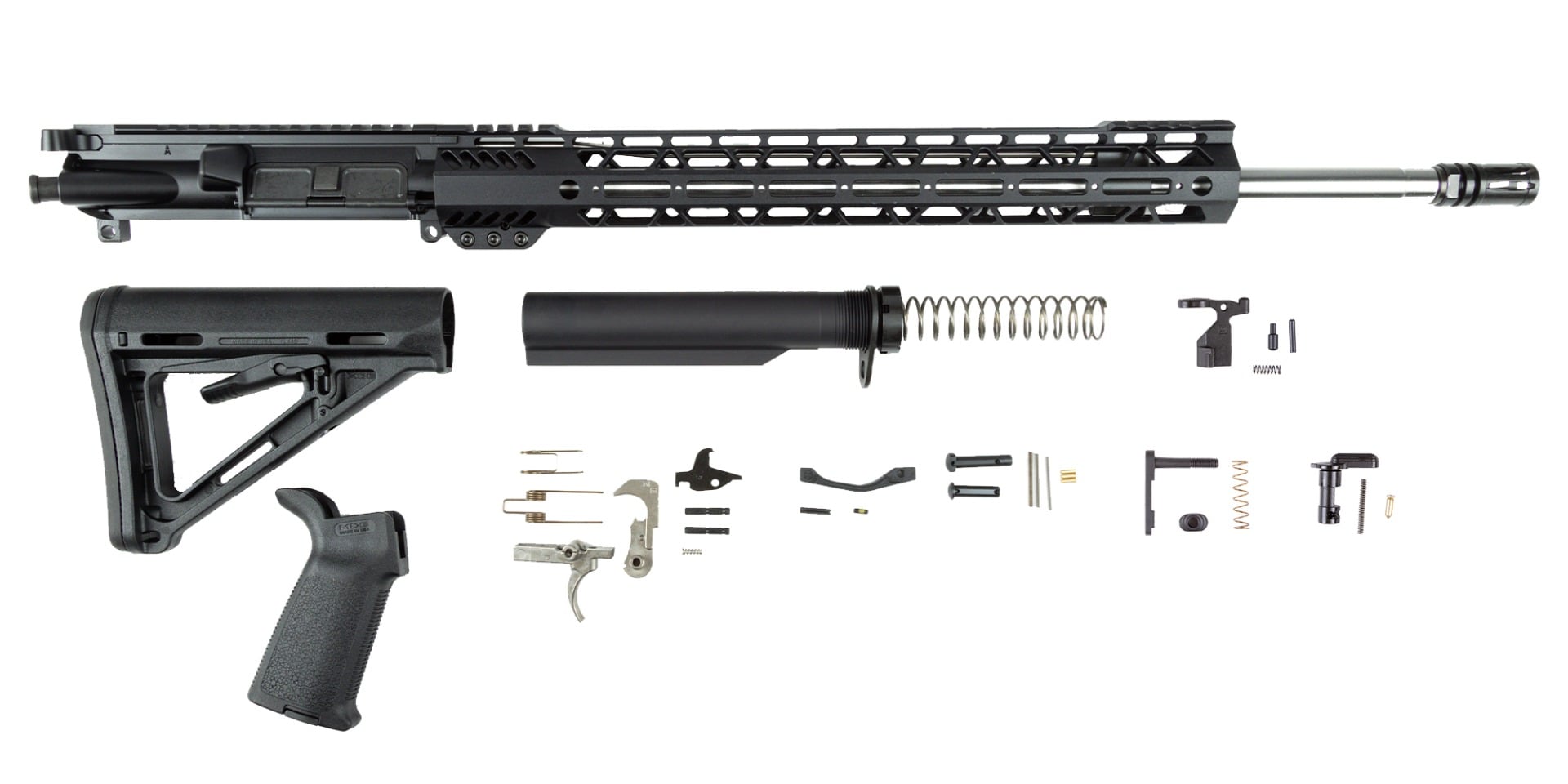 PSA 20" Rifle-Length 5.56 NATO 1/7 Stainless Steel 15" Lightweight M-lok MOE EPT Rifle Kit