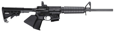 Smith  Wesson 12001 MP15 Sport II CA Compliant 223 Rem5.56 NATO 101 16 Steel Barrel Target Crown Muzzle Matte Black Receiver Black Fixed Stock Paddle Grip