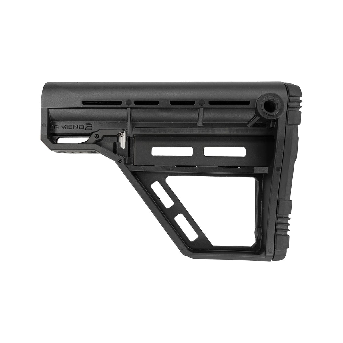 Amend2 Modular Stock in Black - Customizable and Durable Stock for Enhanced Performance and Tactical Use - A2AMSBASEBLK