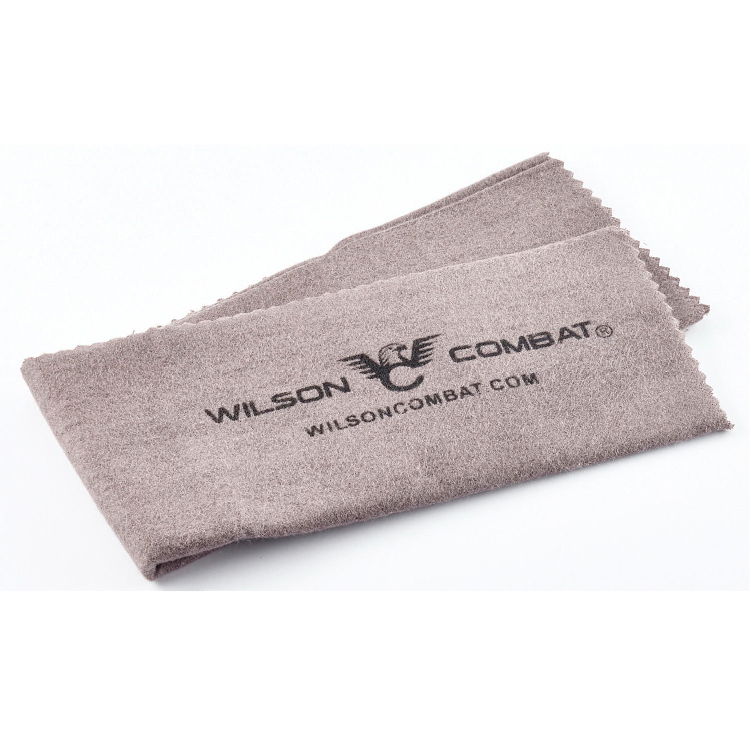 Wilson Combat Silicone Cleaning Cloth, WC Logo, Gray - 267