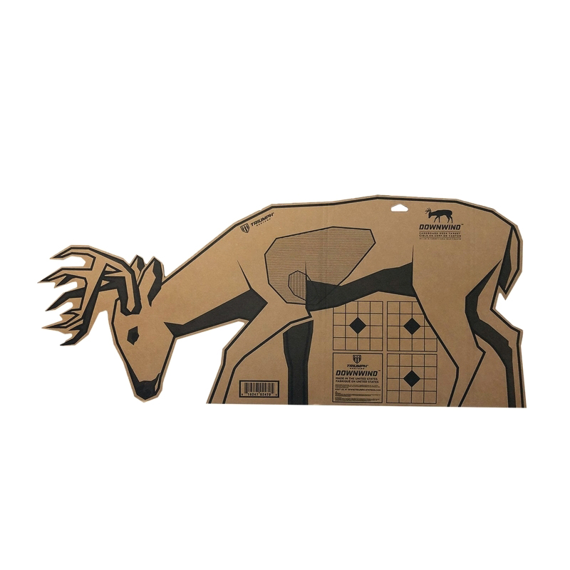 Triumph Systems Downwind Big Buck Hunting Target, Black/Brown