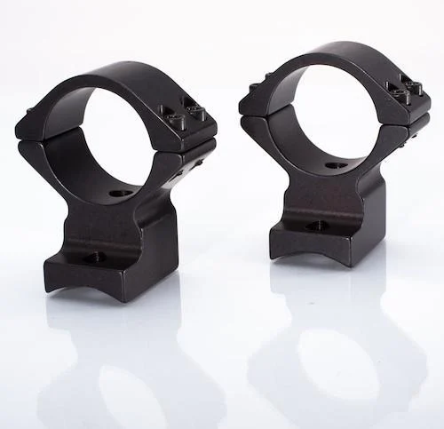 Talley Lightweight Alloy Scope Mount Combo Remington 700-721-722-725-40X 30mm Med SA 20MOA - Black Anodized
