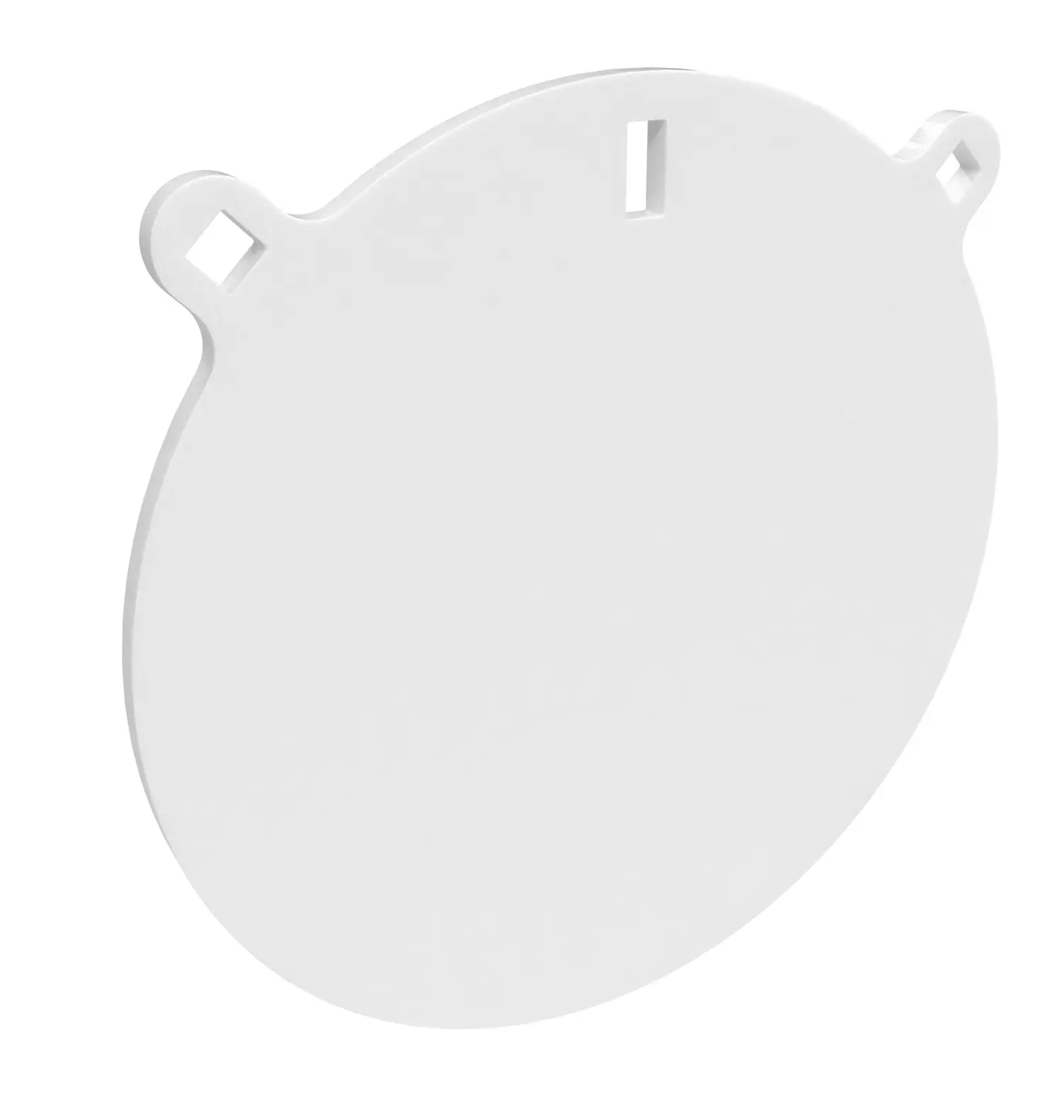 Birchwood Casey BC-RND10-38 Round Steel Target Plate 10" Pistol/Rifle Black/Red/White Steel 0.38" Thick Hanging