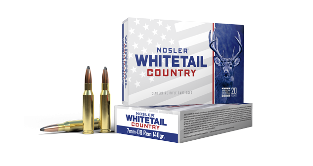 Nosler Whitetail Country 7mm-08 Remington 140gr SB ST Ammo