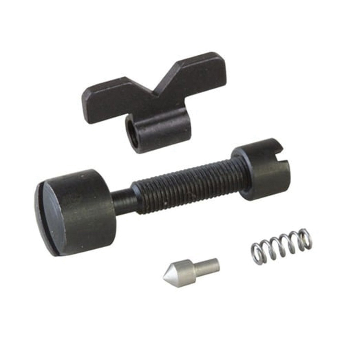Brownells 0.12" V-Notch Rear Sight Kit Fits Smith & Wesson J-Frame, Black