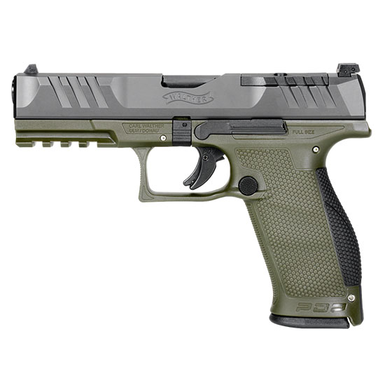 Walther PDP Full Size Handgun 9mm 18/rd 4.5″ Barrel Two-Tone Green Optic Ready