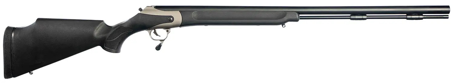 Thompson Center Arms Llc 2274R Triumph Muzzleloader 50 Cal Black Nitride Barrel Receiver, Fixed FlexTech Black Synthetic Stock