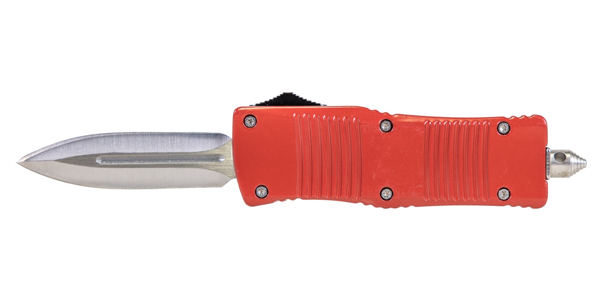 Master Cutlery Drop Point OTF Knife, Red (CA Compliant) - SE-1341RD