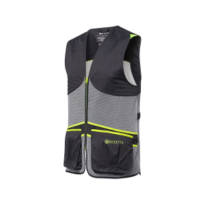 Beretta Full Mesh Shooting Vest Men's Ebony and Ice Gray XXXL