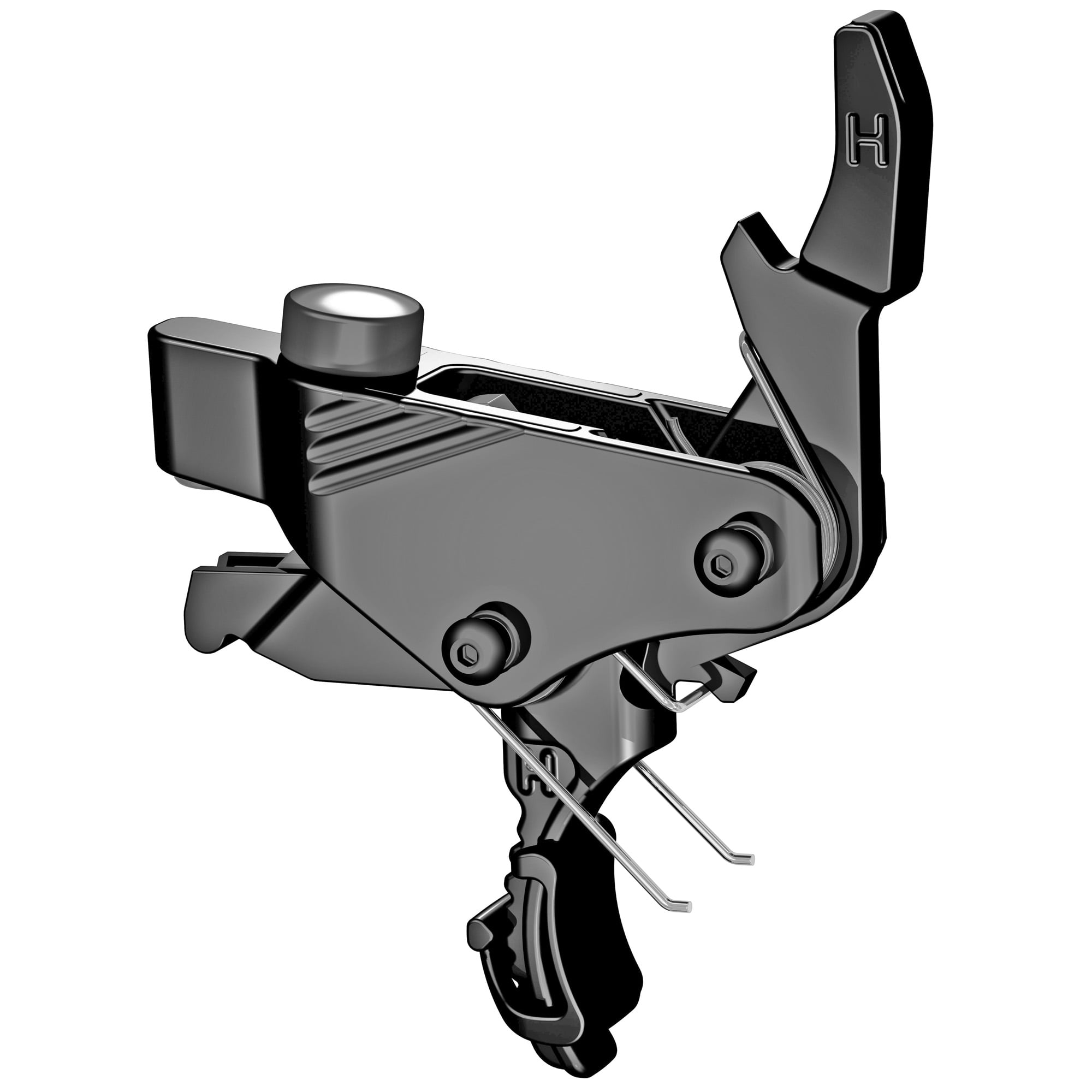 Hiperfire AR PDI BLK Drop-In Trigger Kit, Curved Trigger 2lb Pull - PDIBLK