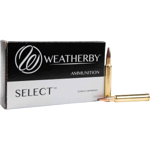 Weatherby Select 300 Weatherby Magnum Ammo 165 Grain Hornady Interlock Jacketed Soft Point Box of 20