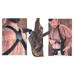 Uncle-Mike-S Uncle Mike's Sidekick Vertical Shoulder Holsters Fits 3-3/4" - 4 1/2" Brl, Lg. Auto - RH