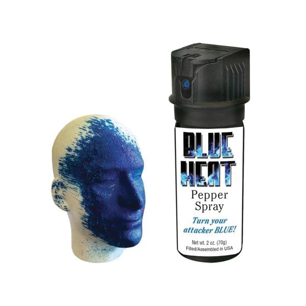 Personal Security Blue Heat Pepper Spray w/Blue Dye, 2 oz