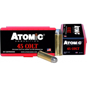 Atomic 00434 Pistol 45 Colt (LC) 200 gr Lead Round Nose Flat Point (LRNFP) - 50rd Box