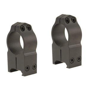 Warne Maxima Weaver 1" Scope Rings Matte Black Extra-High