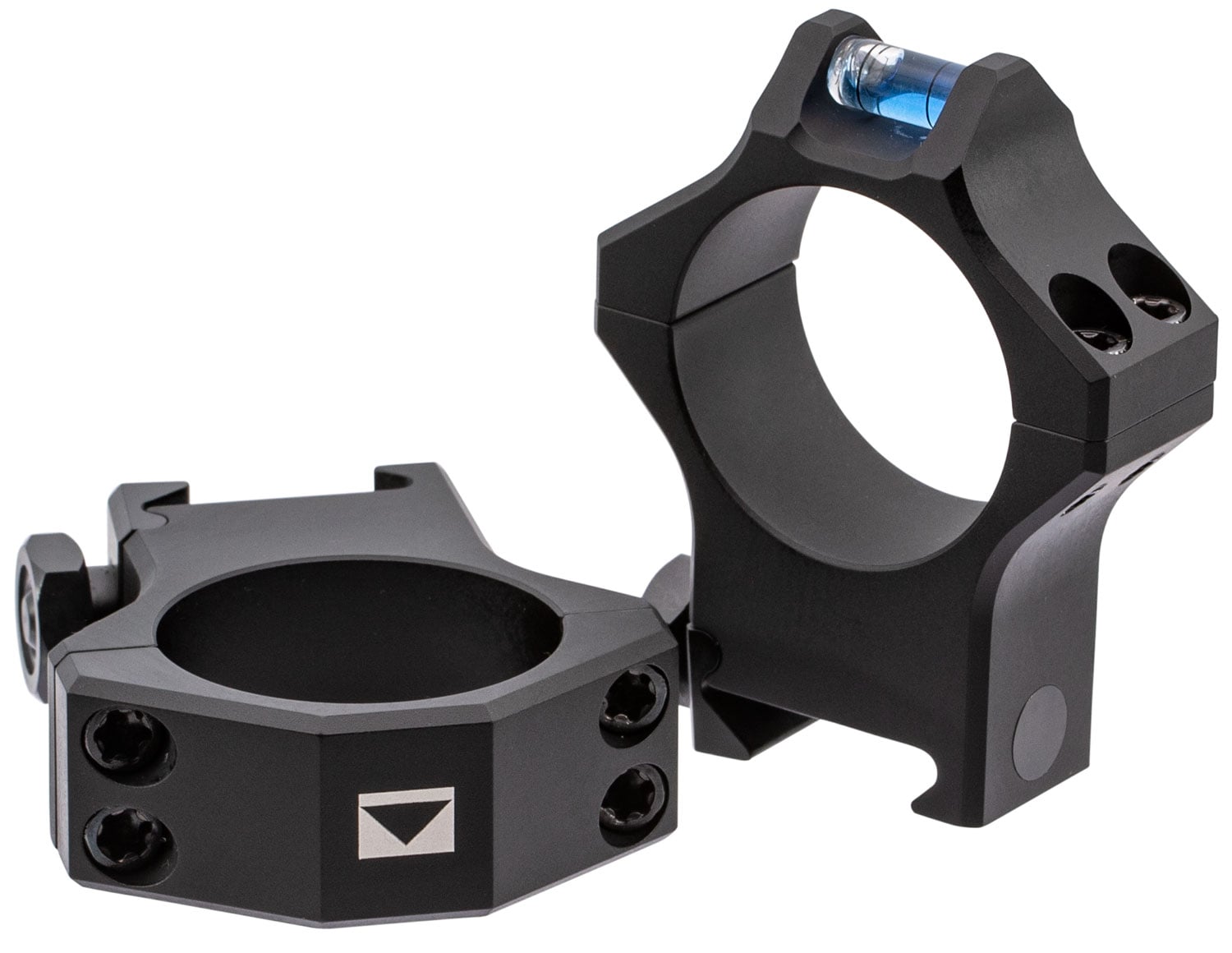 Steiner T-Series 30mm X-High Steel 2-Piece Scope Ring, Black - 5963