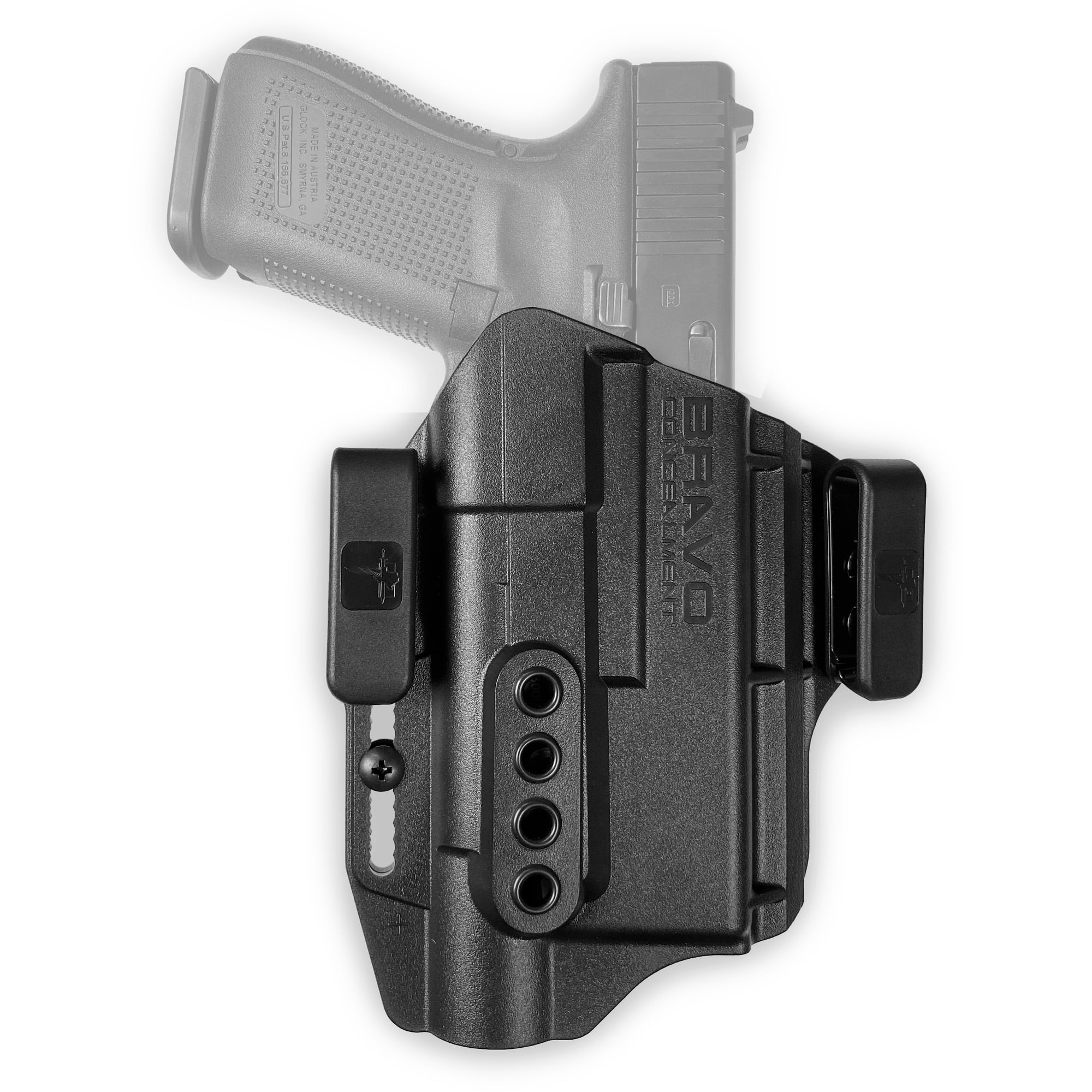 Bravo Concealment Right Hand IWB Concealment Holster for Glk 19, Black - BC401005