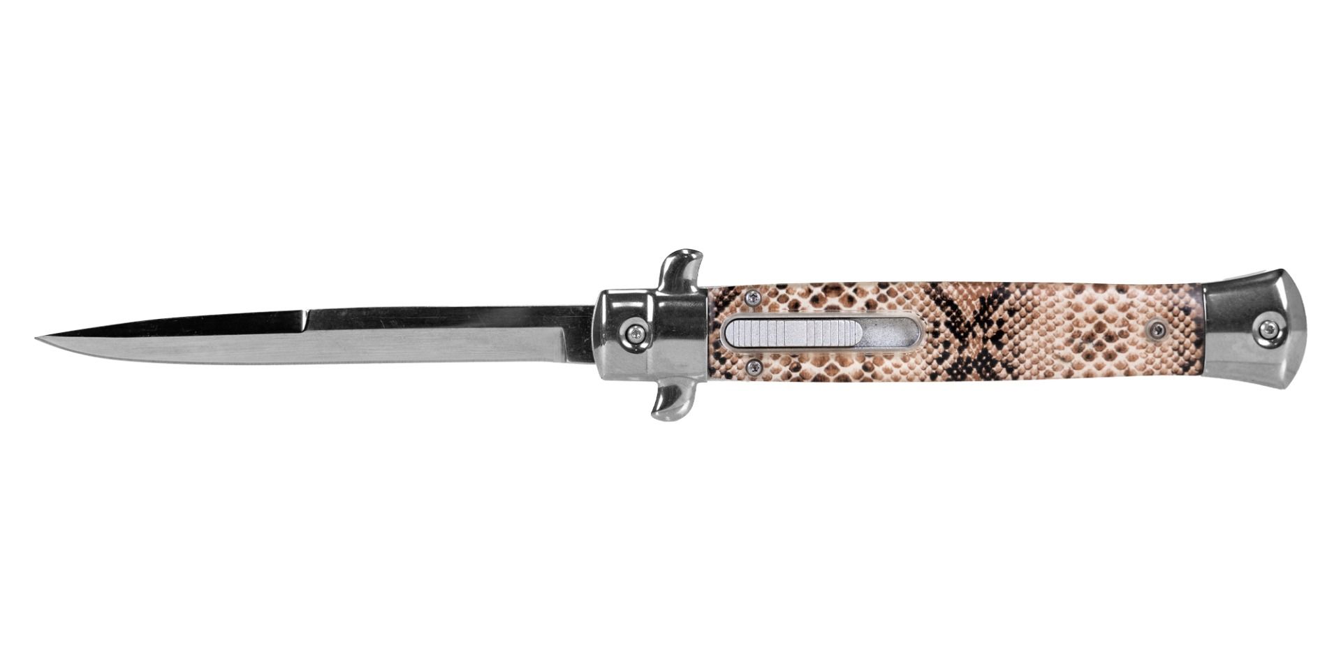 Master Cutlery Stilleto OTF Spear Point Knife, Tan Pearl - PK-51