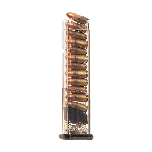ETS S&W Shield 12 Round 9mm Magazine, Translucent - SW9-SHD-12