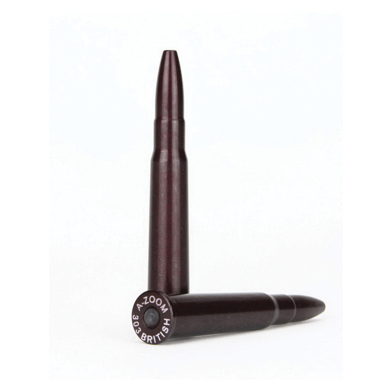 A-Zoom Aluminum Snap Cap, .303 British, 2/pack - 12226