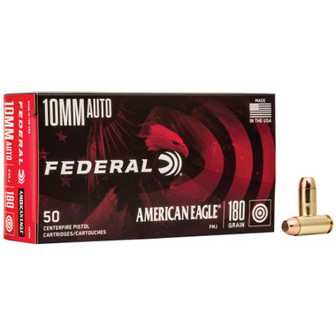 Federal American Eagle 10mm Auto 180 Grain Full Metal Jacket