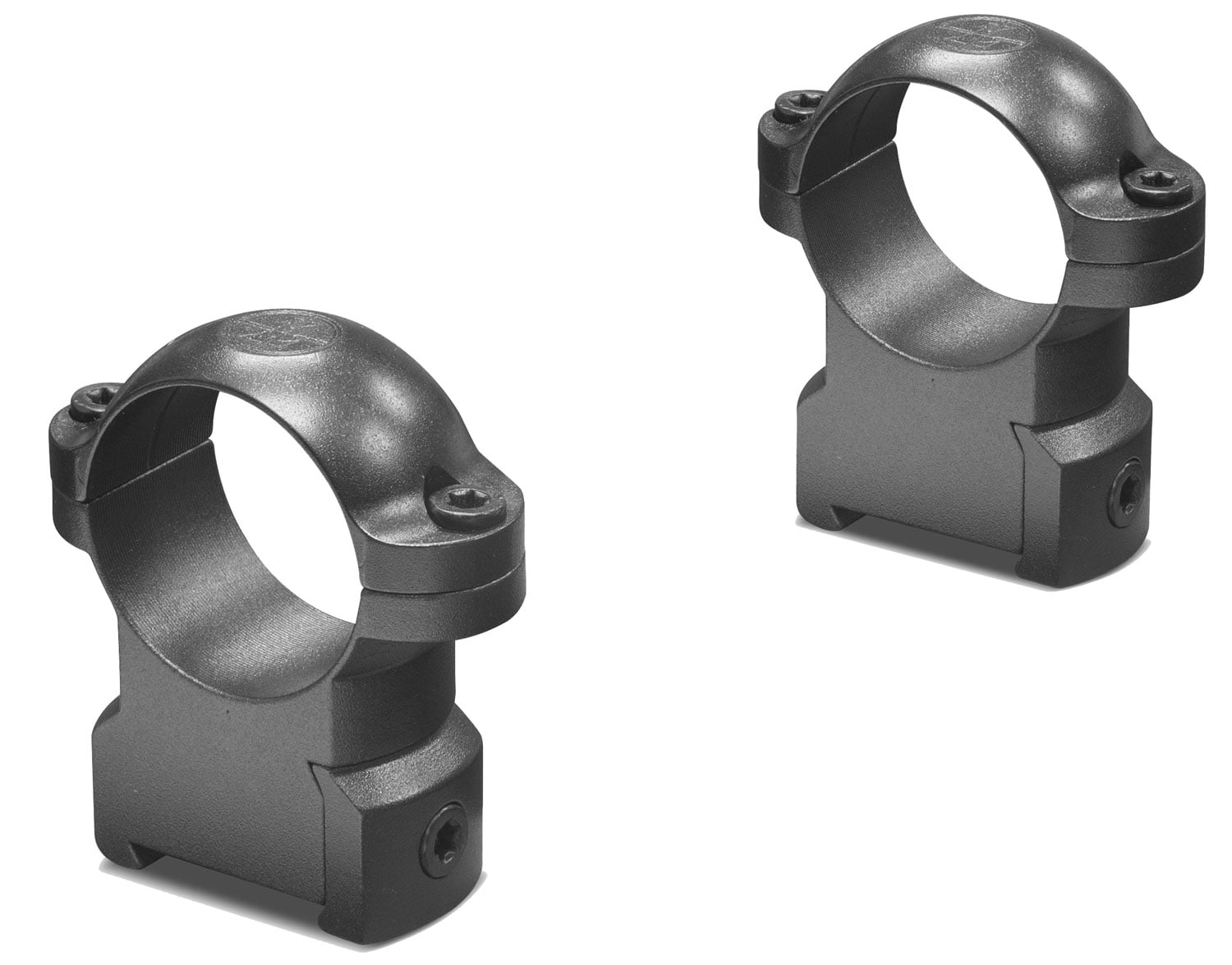 Leupold CZ 550 1" High Steel 2-Piece Scope Ring, Matte Black - 177360