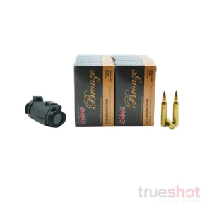 BUNDLE DEAL: Aimpoint Micro T-2 Red Dot Sight and 200 Rounds of Ammo - PMC 223 55 Grain