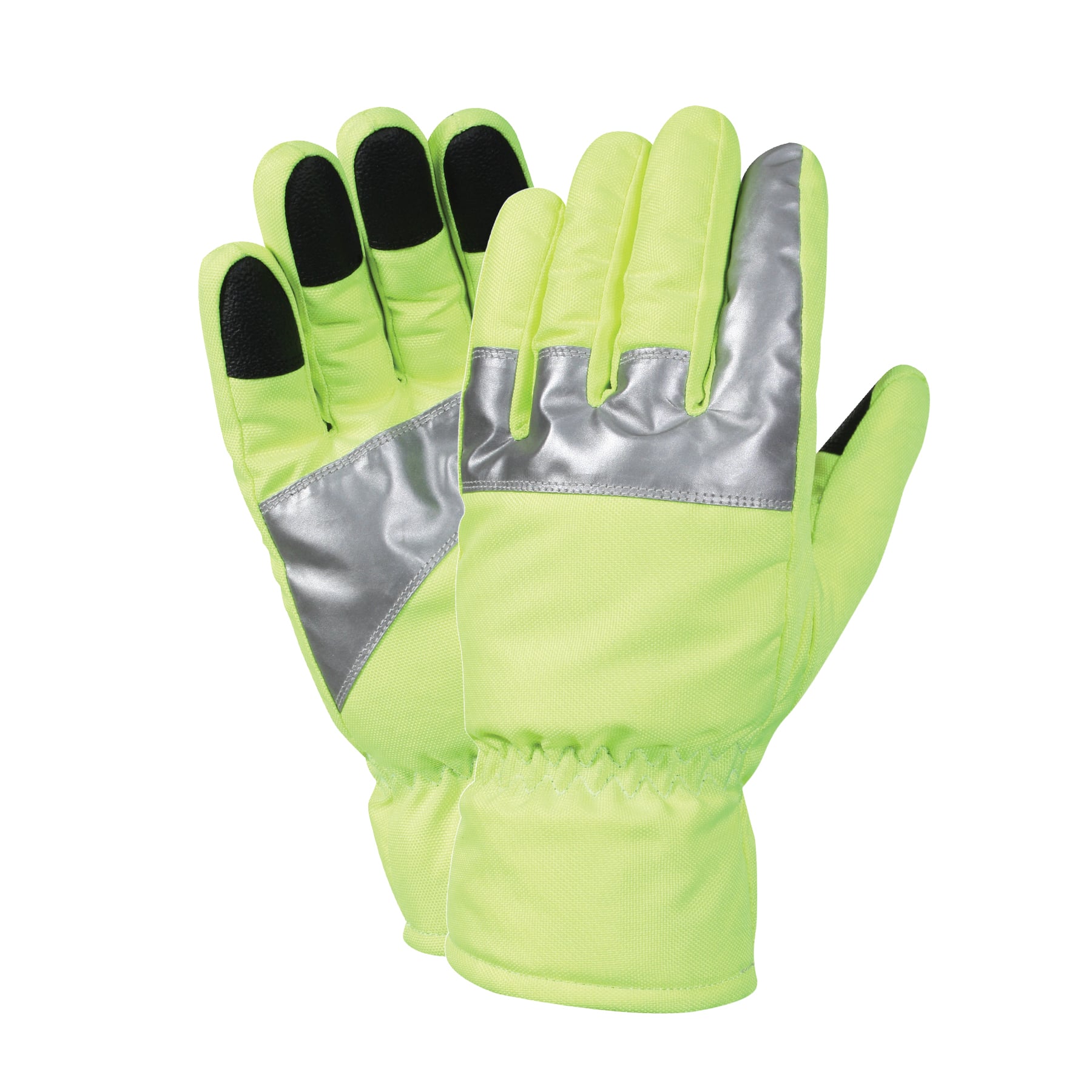 Rothco Safety Green Gloves With Reflective Tape - 2X-Large