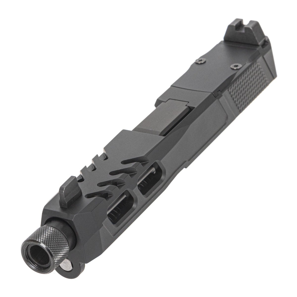 PSA Dagger Complete SW6 RMR Slide Assembly With Threaded Barrel, Black