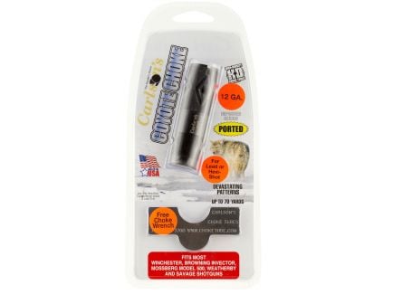 Carlson's Choke Tubes 12 Gauge Winchester Ported Coyote Choke Tube, Black - 30040