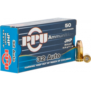 Prvi Partizan PPU PPD32A Defense 32 ACP 71 gr Jacketed Hollow Point (JHP) - 50rd Box