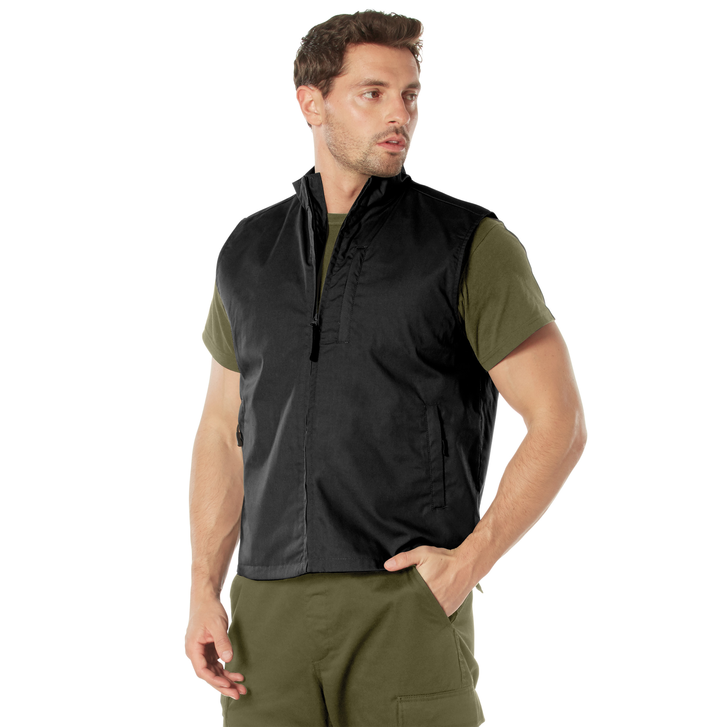 Rothco Undercover Travel Vest - Black, Large
