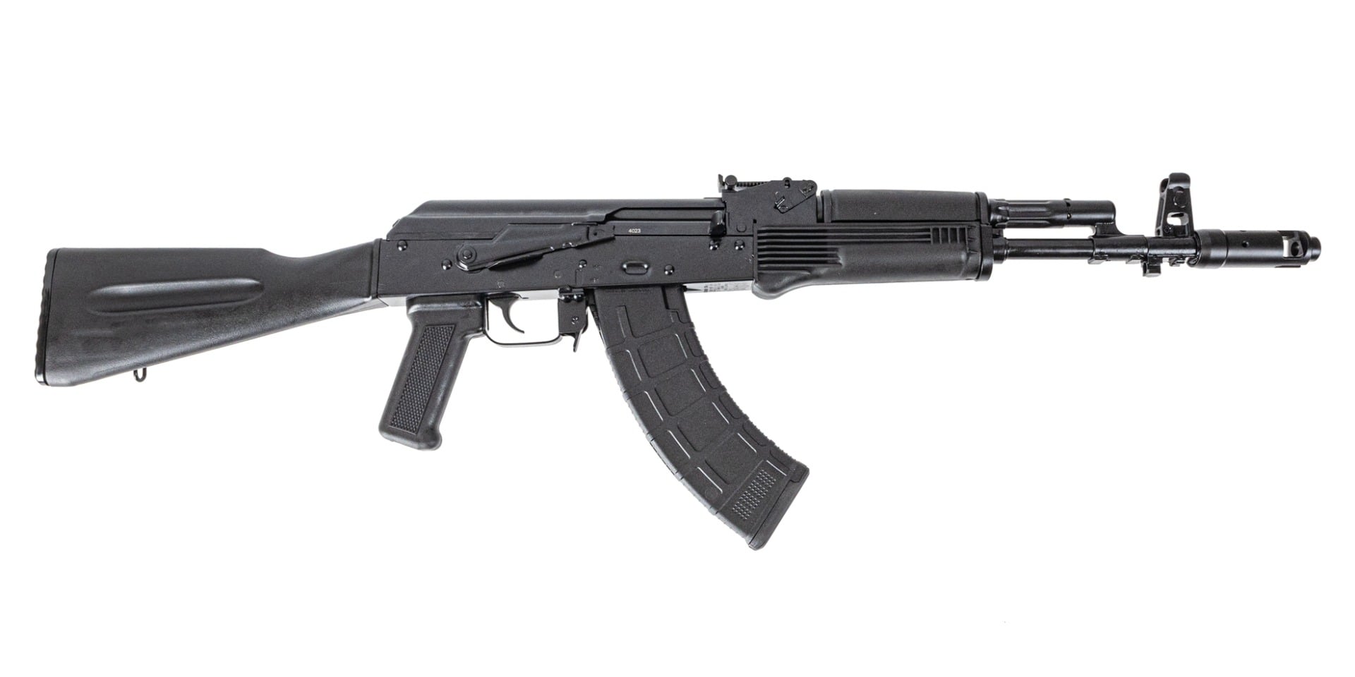 PSA AK-103K GF3 Forged Nitride Barrel P&W Classic Polymer Rifle, Black