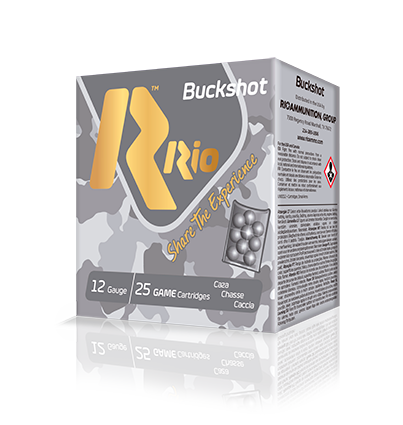 Rio Royal Buck 12 Gauge 2.75" 27 Pellets #4 Buck Shot 25rds - RB122725
