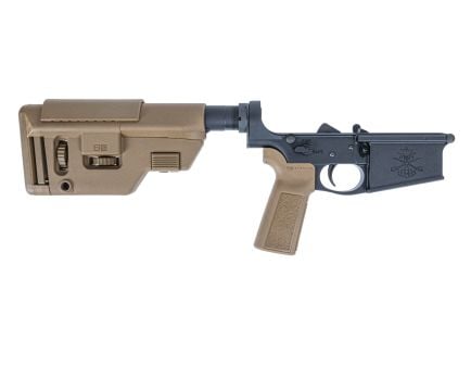 PSA Sabre AR-10 Lower Forged w/ B5 CPS Stock, Coyote