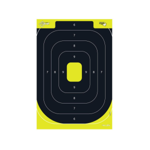 Allen EZ-Aim Non-Adhesive Splash IPSC 12"x18" Silhouette Target 8PK