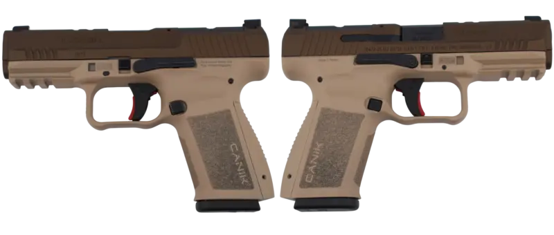 CENTURY CANIK METE SF 9MM PORTED BARREL TWO TONE TAN PSTL 4.19 BRL 1-15RD MAG