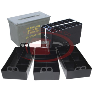 MTM Ammo Can Organizer Insert 3pk 22 compartment Black