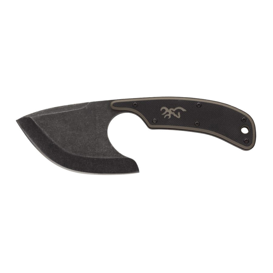 Browning Cutoff Boxed Fixed Knife Skinner Black/Tan - Efficient - 3220323B