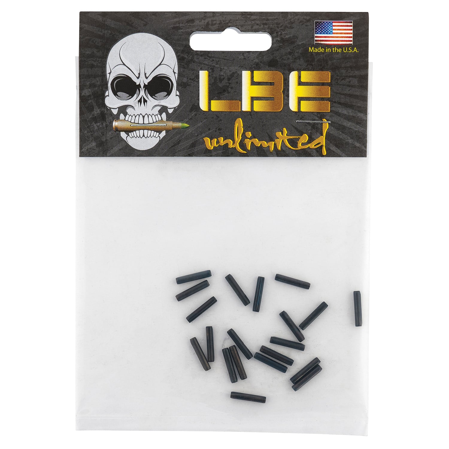 LBE Unlimited Bolt Catch Roll Pin for AR-15, Black - ARBCRP20PK
