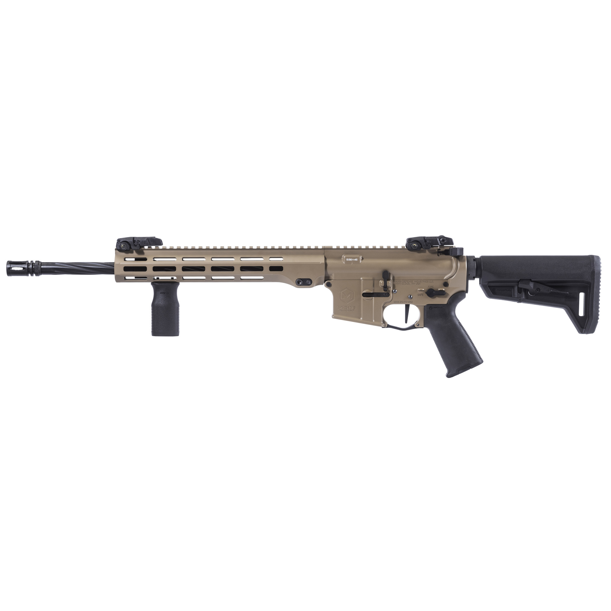 Maxim Defense MD15 .223 Remington AR Rifle with 16" Barrel, Flat Dark Earth - MXM49735