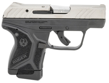 Ruger 22LR 2" Barrel, Silver Cerakote, Black Textured Polymer Grip Pistol - 10Rd