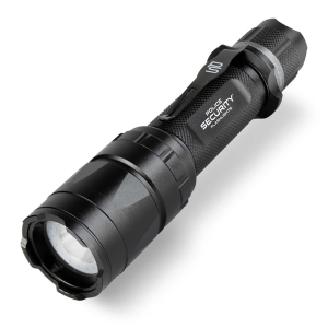 Police-Security-Flashlights Police Security Flashlights Trac Tact Rechargeable LED Flashlight 1000 Lumens Black
