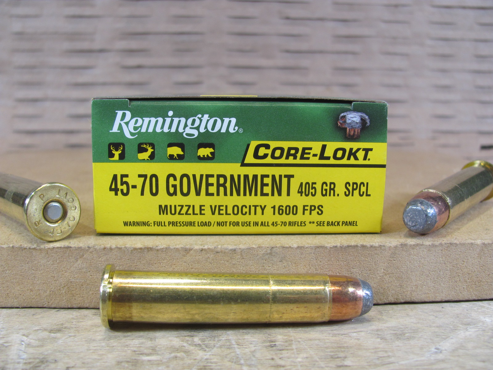 20 Round Box – 45-70 Government 405 Grain SPCL Soft Point Core-Lokt Full Pressure Load – R4570G1